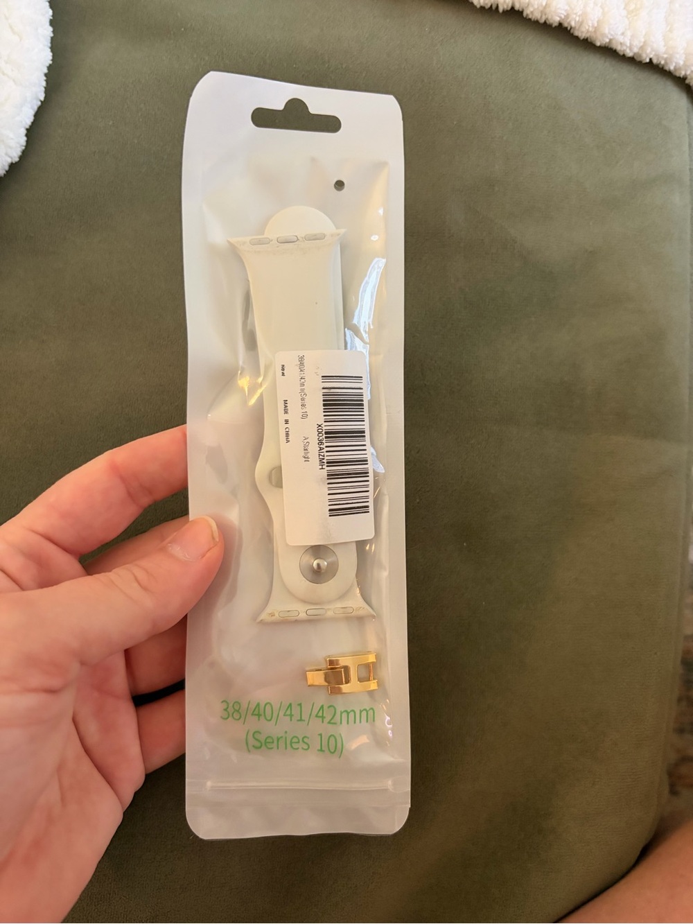 White Replacement Watch Band for 38/40/41/42mm Apple